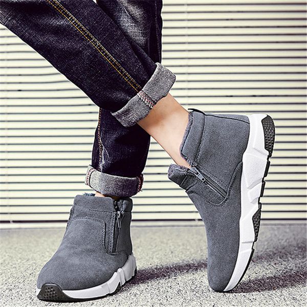 warm casual fashion comfortable one-pedal men's shoes flat heel trend cotton shoes men's winter snow boots, Black
warm casual fashion comfortable one-pedal men's shoes flat heel trend cotton shoes men's winter snow boots, Black