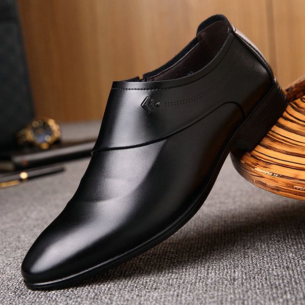 men's quality microfiber soft leather shoes new classic oxfords leather shoes man formal business a53-52, Black
men's quality microfiber soft leather shoes new classic oxfords leather shoes man formal business a53-52, Black