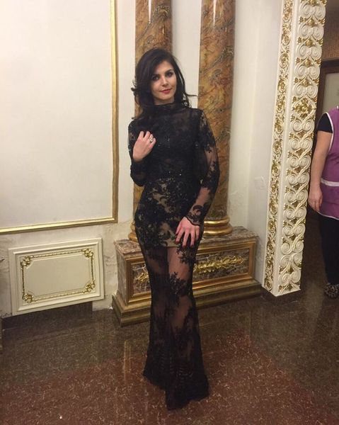 сексуальный черный кружева с длинным рукавом оболочка высокая шея sheer элегантный вечерние вечерние платья платье африканский vestidos де ф, Black
сексуальный черный кружева с длинным рукавом оболочка высокая шея sheer элегантный вечерние вечерние платья платье африканский vestidos де ф, Black