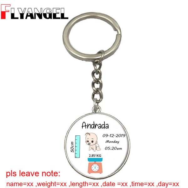 flyangel custom engraved baby keepsake keychain colorful glass dome new baby statistics birth key holder for new parents gifts, Silver
flyangel custom engraved baby keepsake keychain colorful glass dome new baby statistics birth key holder for new parents gifts, Silver