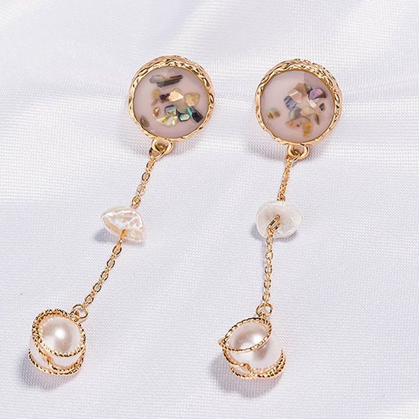 perfectly classic round shape excellent fashion jewelry color broken shell 102 hand-woven natural freshwater pearl earrings, Silver
perfectly classic round shape excellent fashion jewelry color broken shell 102 hand-woven natural freshwater pearl earrings, Silver