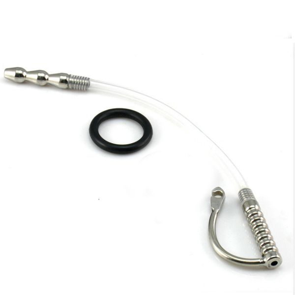 stainless steel male urethral catheter with clear tube swell head urethra play pleasure toys qh603-bd
stainless steel male urethral catheter with clear tube swell head urethra play pleasure toys qh603-bd