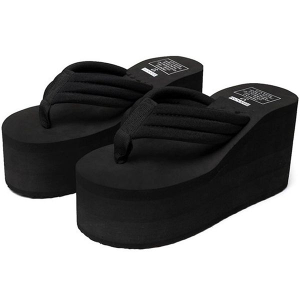 2018 fashion summer wedge heels flip flops women high heels slippers summer tongs sandals beach wedge slippers women shoes, Black
2018 fashion summer wedge heels flip flops women high heels slippers summer tongs sandals beach wedge slippers women shoes, Black