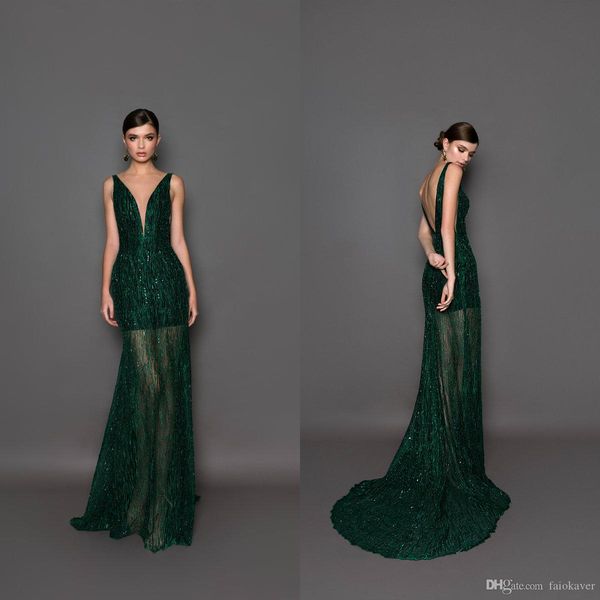 2019 dark green berta mermaid prom dresses deep v neck sweep train backless evening dress custom made formal party gowns sequins, Black;red
2019 dark green berta mermaid prom dresses deep v neck sweep train backless evening dress custom made formal party gowns sequins, Black;red