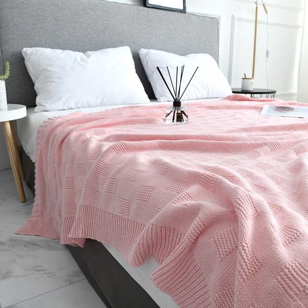 home decorative cozy cotton knitted blanket pure color soft comfortable all season sofa travel blankets for single people
home decorative cozy cotton knitted blanket pure color soft comfortable all season sofa travel blankets for single people