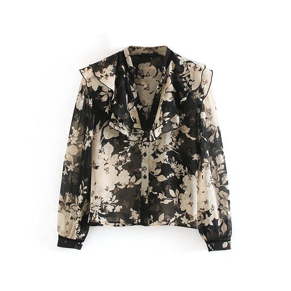fashion v neck floral print blouse women ruffles decorate long sleeve stylish shirt female plus size ladies bluzki damskie, White
fashion v neck floral print blouse women ruffles decorate long sleeve stylish shirt female plus size ladies bluzki damskie, White