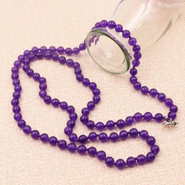 natural stone round beads long necklace for women jades crystal female payer regious amethysts pendant chain necklaces 36"a949, Golden;silver
natural stone round beads long necklace for women jades crystal female payer regious amethysts pendant chain necklaces 36"a949, Golden;silver