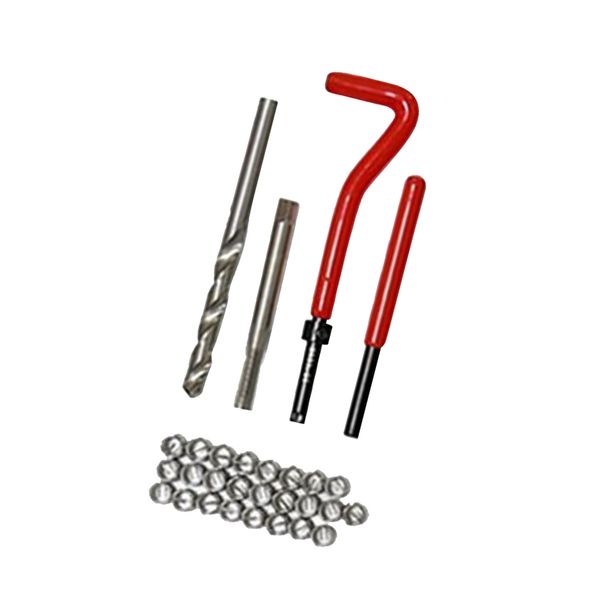15pieces thread repair wire insert kit thread inserts taps drill bits