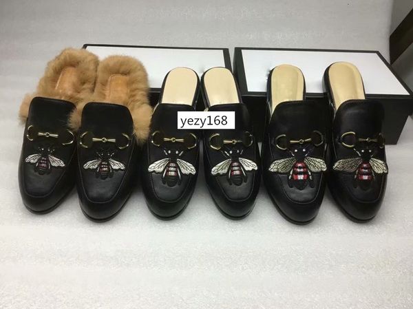 wholesale mules princetown leather loafers men muller slipper shoes black star small bee metal chain men wonen fur slippers
wholesale mules princetown leather loafers men muller slipper shoes black star small bee metal chain men wonen fur slippers