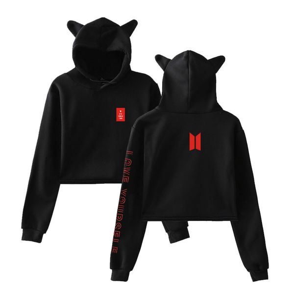 trend love bts shirt yourself umbilical cat ear sweater female t shirts, Gray;blue
trend love bts shirt yourself umbilical cat ear sweater female t shirts, Gray;blue