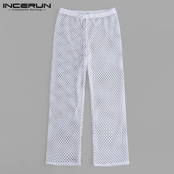 incerun summer transparent mesh men pants drawstring breathable see through trousers men loose fashion long pants 2019 5xl, Black
incerun summer transparent mesh men pants drawstring breathable see through trousers men loose fashion long pants 2019 5xl, Black