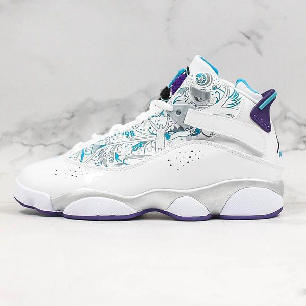 2020 men 6 rings basketball shoes 6s rare vintage champion pack sliver wolf white blue fashion designer boys womans sports trainers sneakers, White;red
2020 men 6 rings basketball shoes 6s rare vintage champion pack sliver wolf white blue fashion designer boys womans sports trainers sneakers, White;red