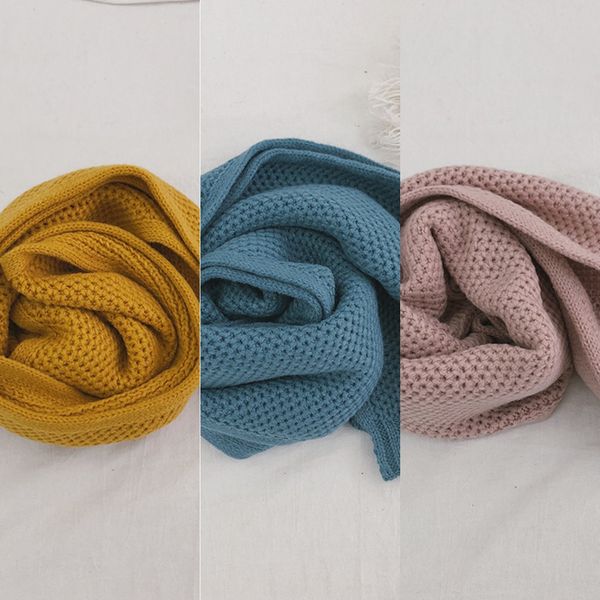 2019 boys' and girls' knitted children's baby's warm scarf pure color warm scarf ambb kids, Red;brown
2019 boys' and girls' knitted children's baby's warm scarf pure color warm scarf ambb kids, Red;brown