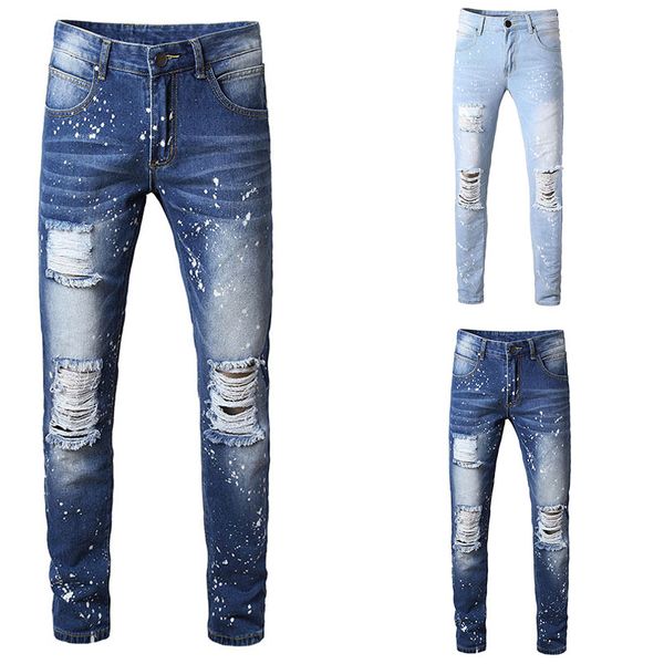 2019 italian style fashion skinny stretch casual men jeans new designer classical jeans men high quality, Blue
2019 italian style fashion skinny stretch casual men jeans new designer classical jeans men high quality, Blue