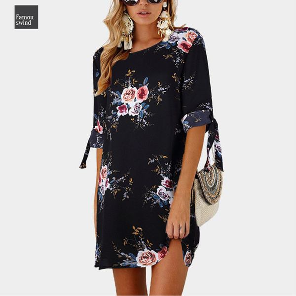 women summer dress boho style print chiffon beach dress tunic loose sundress mini party dress vestidos plus size designer clothes, Black;gray
women summer dress boho style print chiffon beach dress tunic loose sundress mini party dress vestidos plus size designer clothes, Black;gray