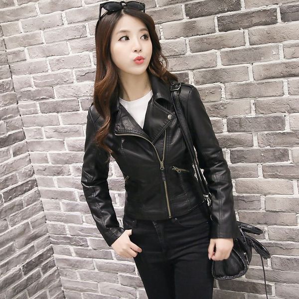 chaquetas de cuero mujer маленькие кожаные куртки повседневная короткое сечение женское кожаное пальто jaqueta couro feminina s / 2xl j1789, Black
chaquetas de cuero mujer маленькие кожаные куртки повседневная короткое сечение женское кожаное пальто jaqueta couro feminina s / 2xl j1789, Black