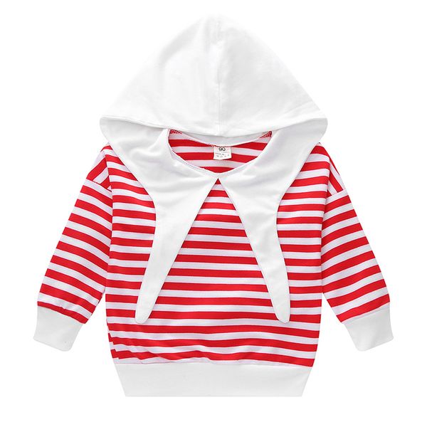 kid hoodies girls clothess long sleeve striped hooded sweatshirt stitching bat collar fashion, Black
kid hoodies girls clothess long sleeve striped hooded sweatshirt stitching bat collar fashion, Black