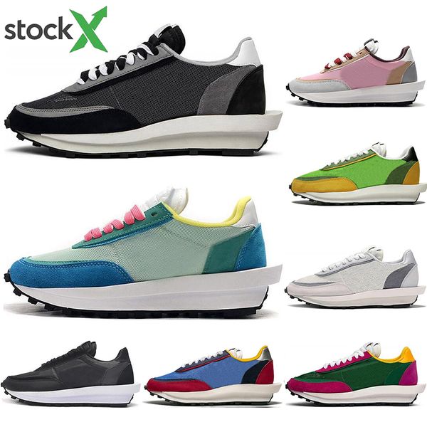 sacai ldv waffle running shoes for men women white nylon gusto varsity blue green gusto outdoor women sports sneakers size 36-45, White;red
sacai ldv waffle running shoes for men women white nylon gusto varsity blue green gusto outdoor women sports sneakers size 36-45, White;red
