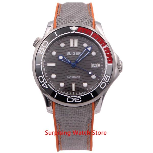 bliger 41mm miyota automatic mechanical mens watch rubber strap luminous waterproof clock wristwatch men, Slivery;brown
bliger 41mm miyota automatic mechanical mens watch rubber strap luminous waterproof clock wristwatch men, Slivery;brown