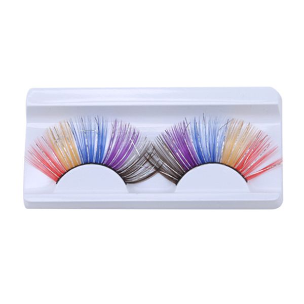 1pair colorful feathers glitter makeup eyes lash new exaggeration beauty stage false eyelashes women party make up maquiagem
1pair colorful feathers glitter makeup eyes lash new exaggeration beauty stage false eyelashes women party make up maquiagem