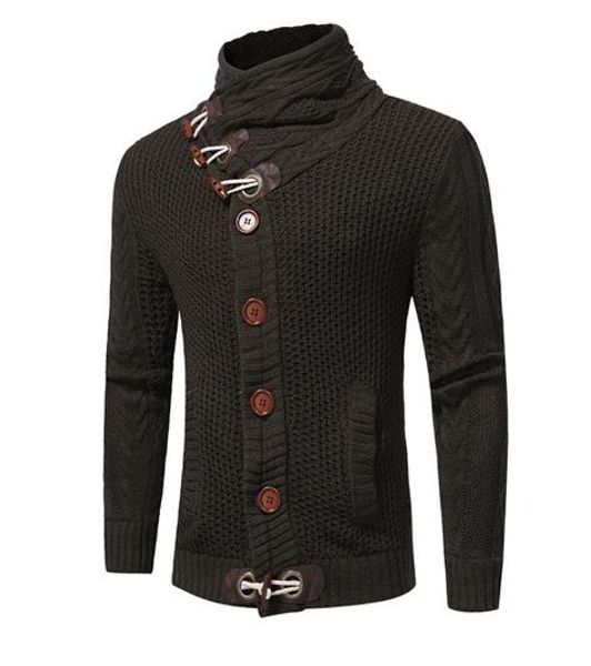designer mens cardigan coat fashion thick horn sweaters mens casual solid color slim button outerwear male cothing, White;black
designer mens cardigan coat fashion thick horn sweaters mens casual solid color slim button outerwear male cothing, White;black