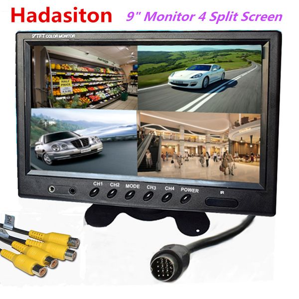 9" tft lcd 4 split screen car monitor 4 channels input headrest monitor use for bus motorhome boat car and cctv security system
9" tft lcd 4 split screen car monitor 4 channels input headrest monitor use for bus motorhome boat car and cctv security system