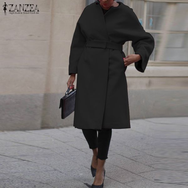 2019 women's coat winter warm solid coats zanzea female outwear belted jackets long overcoats chaqueta mujer casaco femme 5xl, Black;brown
2019 women's coat winter warm solid coats zanzea female outwear belted jackets long overcoats chaqueta mujer casaco femme 5xl, Black;brown