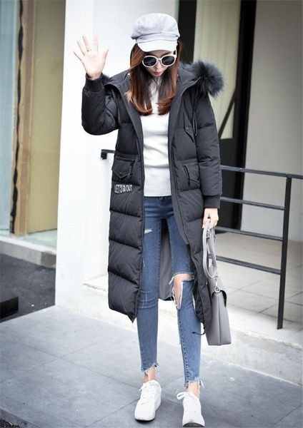 fur real collar raccoon women's white duck down jackets maxi size 6xl coat female winter jacket women thick parka wxf604, Black
fur real collar raccoon women's white duck down jackets maxi size 6xl coat female winter jacket women thick parka wxf604, Black