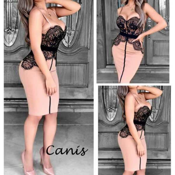 women bandage lace patchwork bodycon sleeveless evening party club short mini dress, Black;gray
women bandage lace patchwork bodycon sleeveless evening party club short mini dress, Black;gray