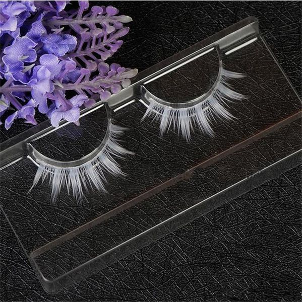 dhl new 3d false eyelashes cosplay white eyelashes eyelash extension natural long cross soft false makeup tool
dhl new 3d false eyelashes cosplay white eyelashes eyelash extension natural long cross soft false makeup tool
