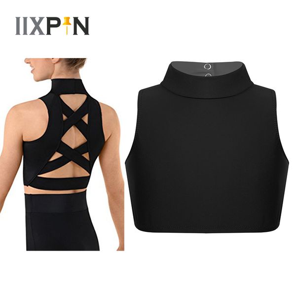 iixpin kid girls tank for dance ballet crop sleeveless mock neck criss cross back tanks bra for ballet dance sports bra, Black;red
iixpin kid girls tank for dance ballet crop sleeveless mock neck criss cross back tanks bra for ballet dance sports bra, Black;red