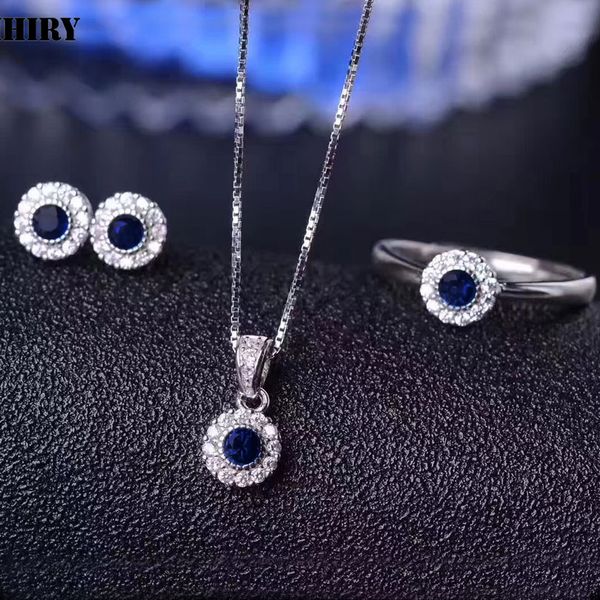 women natural sapphire gemstone jewelry set genuine 925 sterling silver necklace pendant earrings ring, Black 
women natural sapphire gemstone jewelry set genuine 925 sterling silver necklace pendant earrings ring, Black