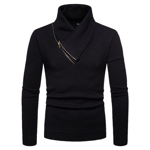 panelled mens designer sweaters fashion slim thick irregular collar zipper panelled mens sweaters casual males clothing, White;black
panelled mens designer sweaters fashion slim thick irregular collar zipper panelled mens sweaters casual males clothing, White;black