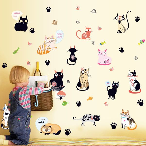 cartoon shade cat combination wall sticker cabinet bedroom decorative wall sticker sticker
cartoon shade cat combination wall sticker cabinet bedroom decorative wall sticker sticker