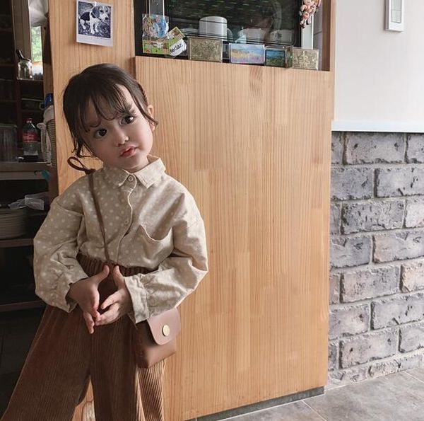 2020 new girls dots shirt cotton full sleeve spring fashion girls blouse 1-6t py618, White;black
2020 new girls dots shirt cotton full sleeve spring fashion girls blouse 1-6t py618, White;black
