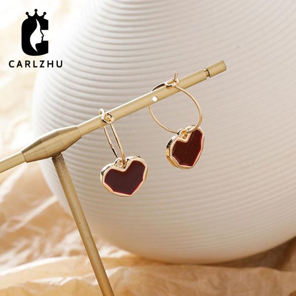 2020 french small round circle hoop earring dripping red heart pendant for women girls fashion jewelry brincos oorbellen bijoux, Golden;silver
2020 french small round circle hoop earring dripping red heart pendant for women girls fashion jewelry brincos oorbellen bijoux, Golden;silver