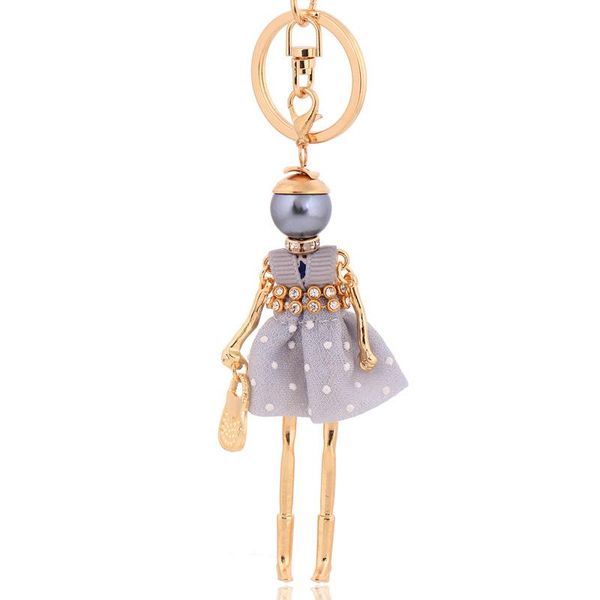 doll keychains bag pendant alloy key ring handmade gold-color key chain holder jewelry keyrings, Silver
doll keychains bag pendant alloy key ring handmade gold-color key chain holder jewelry keyrings, Silver