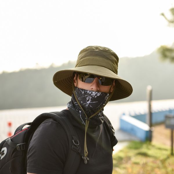 women's men's summer outdoor sun hat protection bucket cap mesh boonie hat solid fishing cap casquette homme chapeau #lr3, Blue;gray
women's men's summer outdoor sun hat protection bucket cap mesh boonie hat solid fishing cap casquette homme chapeau #lr3, Blue;gray