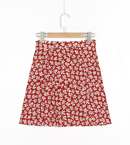 2020 new fashion women short skirts ins women flower skirts new clothing, Black