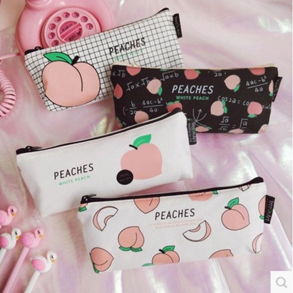 1 pcs kawaii pencil case juicy peach canvas estuches school pencil box pencilcase bag school supplies stationery
1 pcs kawaii pencil case juicy peach canvas estuches school pencil box pencilcase bag school supplies stationery