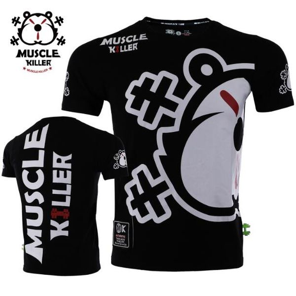 fitness exercise short sleeve muscle killer new men popular logo running short style stretch training half-sleeve t-shirt, Black;red
fitness exercise short sleeve muscle killer new men popular logo running short style stretch training half-sleeve t-shirt, Black;red
