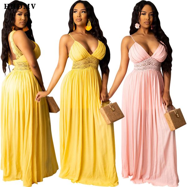 hhdmv summer 2020 women new fair maiden style long dresses sleeveless deep v condole belt pure color floor-length dresses, Black;gray
hhdmv summer 2020 women new fair maiden style long dresses sleeveless deep v condole belt pure color floor-length dresses, Black;gray