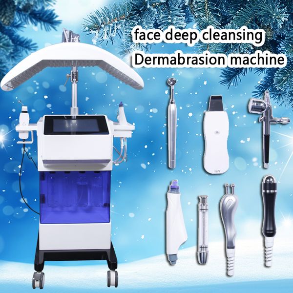 8 in 1 hydrafacial microdermabrasion rf bio facial machine hydro facial cleaning water peel machine dermabrasion pdt led light
8 in 1 hydrafacial microdermabrasion rf bio facial machine hydro facial cleaning water peel machine dermabrasion pdt led light
