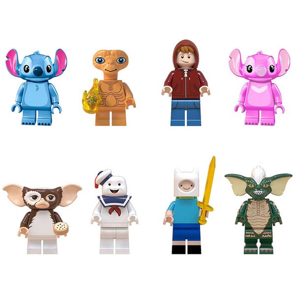 cartoon mini action figure et elliott angie gizmo stay puft finn stripe building blocks toy for children
cartoon mini action figure et elliott angie gizmo stay puft finn stripe building blocks toy for children