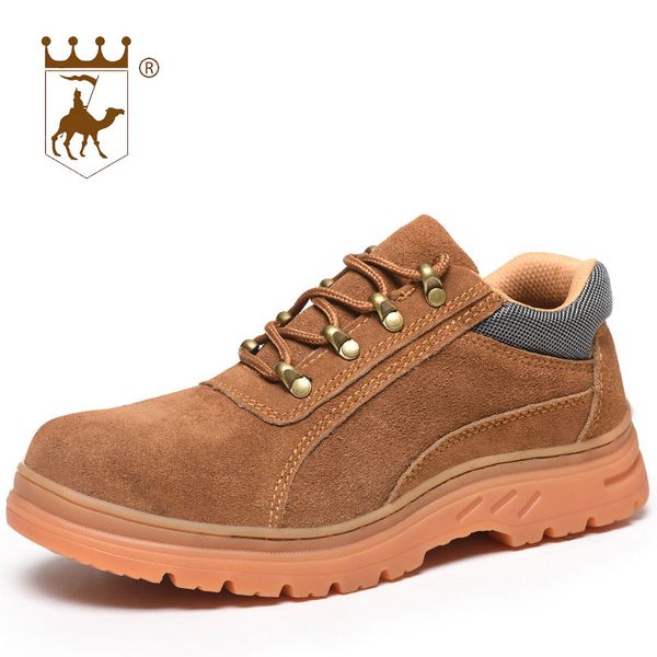 backcamel 2018 wea-resistant men's boots steel toe cap anti-smashing anti-piercing leather work shoes lace up male safety shoes, Black
backcamel 2018 wea-resistant men's boots steel toe cap anti-smashing anti-piercing leather work shoes lace up male safety shoes, Black