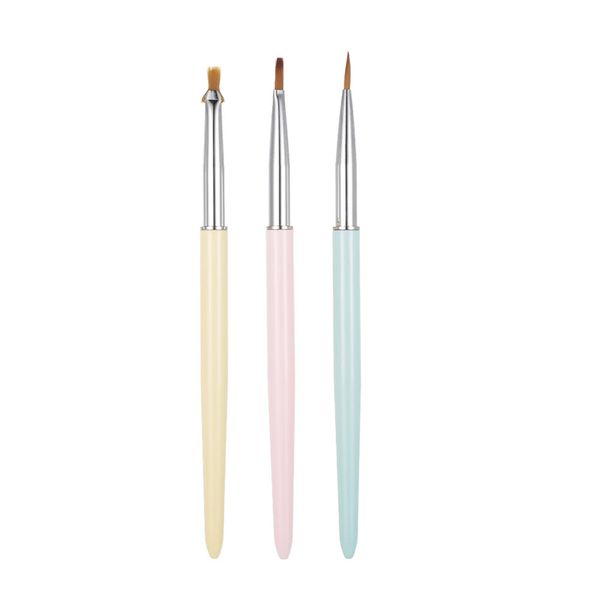 3pcs nail art brushes kit nail pen set dotting painting drawing line uv gel styling tools, Silver
3pcs nail art brushes kit nail pen set dotting painting drawing line uv gel styling tools, Silver