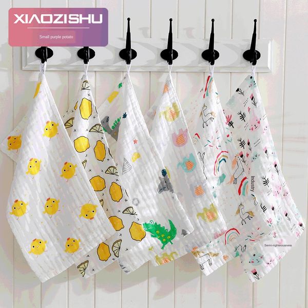 gauze high density 6-layer pure cotton 25*50 children's face wash cartoon absorbent foam towel children's towel
gauze high density 6-layer pure cotton 25*50 children's face wash cartoon absorbent foam towel children's towel