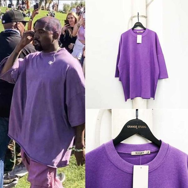 Негабаритных Сезон 5 Kanye West Sunday Service Holy Футболка Мужчины Женщины Высокого Качества
Негабаритных Сезон 5 Kanye West Sunday Service Holy Футболка Мужчины Женщины Высокого Качества