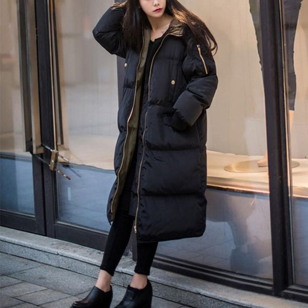 autumn winter bread jacket women parka warm thick long down cotton coat female loose oversize hooded women winter coat outerwear, Tan;black
autumn winter bread jacket women parka warm thick long down cotton coat female loose oversize hooded women winter coat outerwear, Tan;black