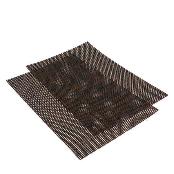 2pcs decorative placemats non-slip place mat for dining table durable kitchen table mats pvc material
2pcs decorative placemats non-slip place mat for dining table durable kitchen table mats pvc material